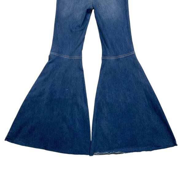 Free People We The Free Float On Flare Stretch Jean 27 Bell Bottom High Rise - Picture 12 of 14